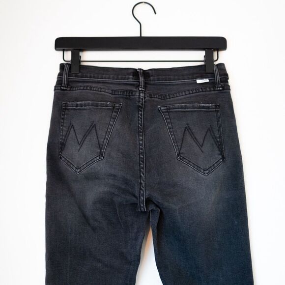 Mother Denim The Rascal Ankle Snippet Gray Jeans Stealing Shadows Size 26 - Picture 5 of 9